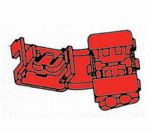 Terminal Rápido Vermelho (1.5-2.5mm²)