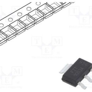 Transístor: Npn, Bipolar, 75v, 4,5a, 1,2w, Sot223