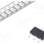 Transístor: Npn, Bipolar, 140v, 2a, 3w, Sot223