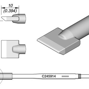 Ponta P/ Ferro de Soldar Jbc T245-Pa (10 X 2.4mm)