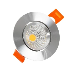 RDP3420CW Foco Downlight LED 5W COB Direccionável Circular Prata Corte Ø 55 mm CRI90 Expert Color No Flicker