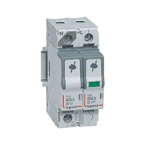 Descarregador de Sobretensão T2 Imax40ka/Polo 1p+N