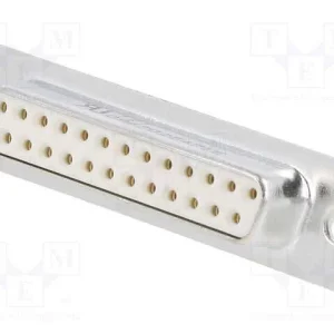 D-Sub, Pin: 25, Ficha, Fêmea, Solda, Versão: Cont.