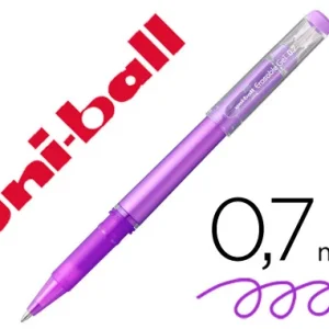Rolo Gel Borrável Uf-222 0,7 Mm. Violeta Uni-Ball.