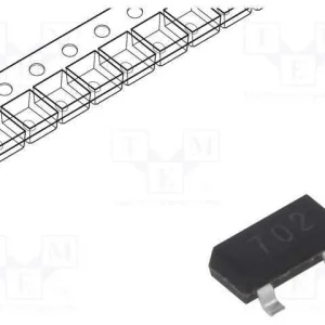 Transístor: N-Mosfet, Unipolar, 60v, 280ma, Idm: .