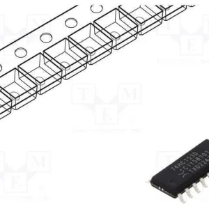Ic: Digital, Multiplexor, Ch: 2, In: 6, Cmos, Smd.