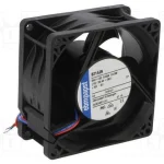 Ventilador: Dc, Transversal, 24vdc, 80x80x38mm, 1.