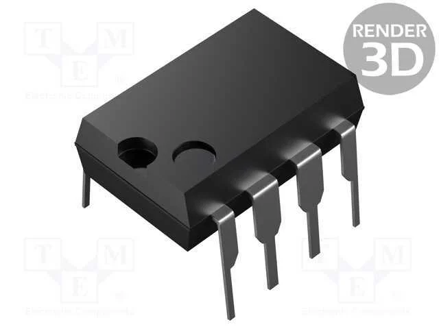 Ic: Amplificador Operacional, 80mhz, Ch: 1, Dip8,.
