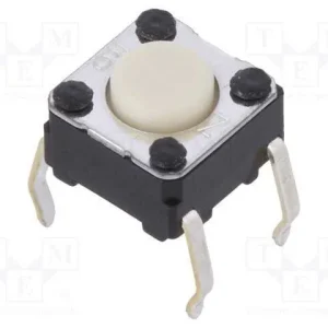 Microinterruptor Tact, Spst-No, Pos: 2, 0,05a/24v.
