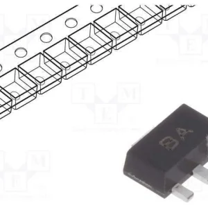 Transístor: Npn, Bipolar, 45v, 1a, 1w, Sot89