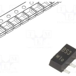 Transístor: Pnp, Bipolar, 80v, 1a, 1,3w, Sc62,Sot.