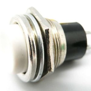 Pulsador Normalmente Cerrado, Branco