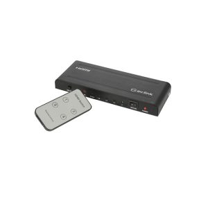 HDM41 Comutador Hdmi 4 Portas Com Controlo Remoto Ir