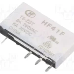 Relé: Eletromagnético, Spdt, Ubobina : 12vdc, 6a,.