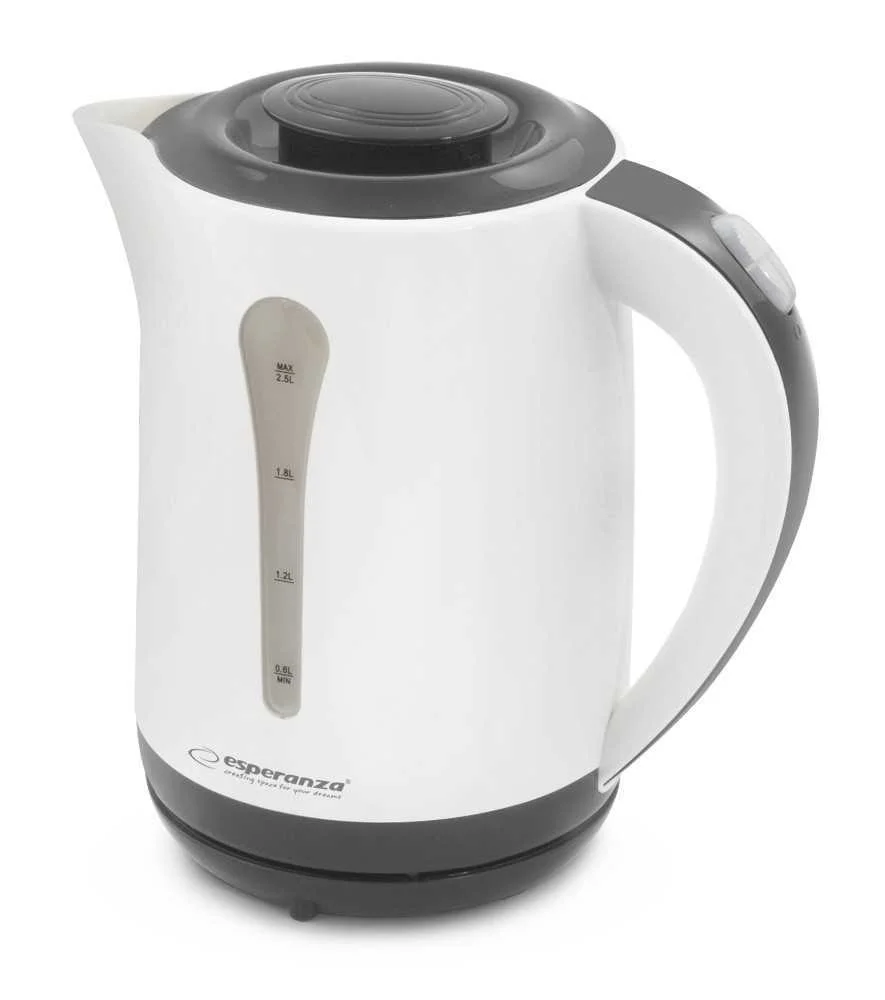 Jarro Elétrico Esperanza 2,5l 2200w Preto / Branco