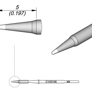 Cartucho Cónico Ø 0,5