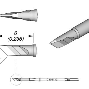 Ponta P/ Ferro Soldar 2.5x0.3mm