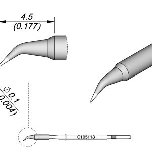 Cartucho Cónico Curvo Ø 0,1