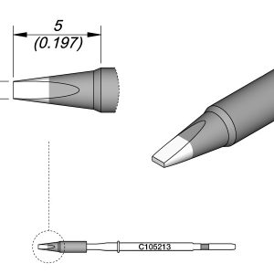 Cartucho de Cinzel 1 X 0,3
