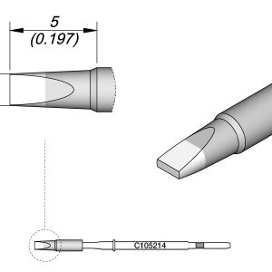 Cartucho de Cinzel 1,8 X 0,5