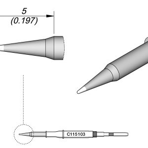 Cartucho Cónico Ø 0,3