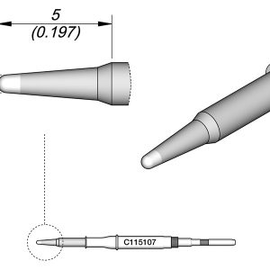 Cartucho Cónico Ø 0,8