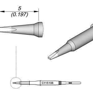 Cartucho de Cinzel 0,6 X 0,3