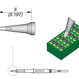 Cartucho de Cinzel 0,4 X 0,2