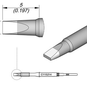 Cartucho de Cinzel 1,8 X 0,5 Ht