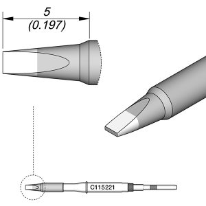 Cartucho de Cinzel 1,3 X 0,3 Ht