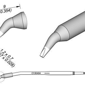 Cartucho com Cinzel Dobrado 1,2 X 0,7