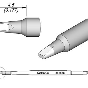 Ponta P/ Ferro Soldar Advanced 1.3 X 0.6mm - Jbc