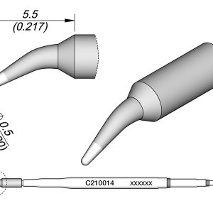 Ponta Curva 0.5mm Jbc