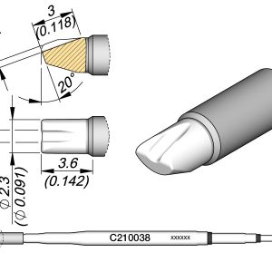 Cartucho de Barril Ø 0,8