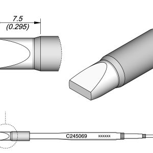 Cartucho de Cinzel 5 X 1,7 Ht