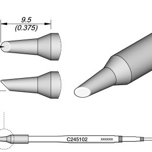 Cartucho Biselado Ø 2