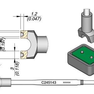 Cartucho Duplo de Fixação Térmica Ø 1,8