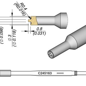 Cartucho Oco de Fixação Térmica Ø 2,5