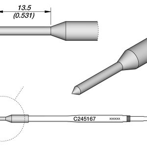 Cartucho de Perfuração Térmica em Plástico Ø 2.1