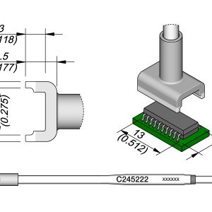 Cartucho Duplo em Linha 7,1 X 13