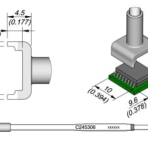 Cartucho Duplo em Linha 9,6 X 10