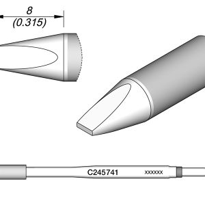 Cartucho de Cinzel 2,4 X 0,6 Ht
