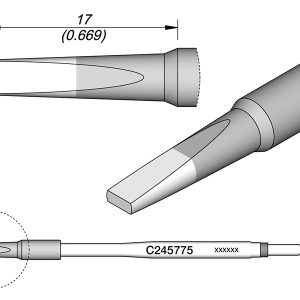 Ponta de Cinzel 3.2 X 1.2