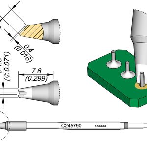 Cartucho de Barril Ø 0,8
