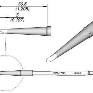 Cartucho Biselado Ø 2,5