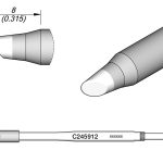 Cartucho Biselado Ø 3