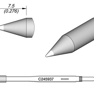 Ponta Cónica Ø 0.6 Ht