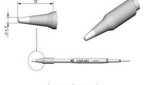 Cartucho Cónico Ø 1,7