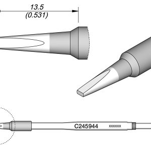 Ponta de Cinzel 1.8 X 0.8