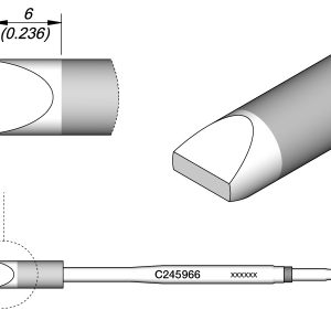 Cartucho de Cinzel 6,6 X 1,8 Ht